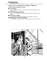 Preview for 2 page of Panasonic EASA-PHONE KX-T2310 Operating Instructions Manual