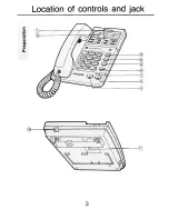 Preview for 8 page of Panasonic EASA-PHONE KX-T2310 Operating Instructions Manual