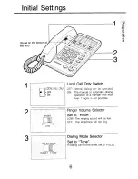 Preview for 11 page of Panasonic EASA-PHONE KX-T2310 Operating Instructions Manual