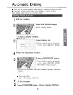 Preview for 13 page of Panasonic EASA-PHONE KX-T2310 Operating Instructions Manual