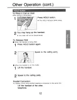 Preview for 17 page of Panasonic EASA-PHONE KX-T2310 Operating Instructions Manual