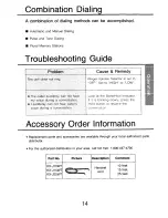 Preview for 19 page of Panasonic EASA-PHONE KX-T2310 Operating Instructions Manual