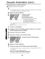 Preview for 23 page of Panasonic EASA-PHONE KX-T2310 Operating Instructions Manual