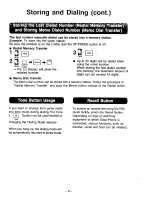 Preview for 9 page of Panasonic EASA-PHONE KX-T2365A Operating Instructions Manual