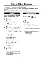 Preview for 11 page of Panasonic EASA-PHONE KX-T2365A Operating Instructions Manual