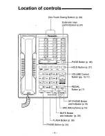 Preview for 4 page of Panasonic Easa-Phone KX-T3281W Operating Instructions Manual