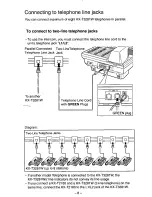 Preview for 8 page of Panasonic Easa-Phone KX-T3281W Operating Instructions Manual