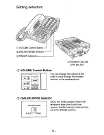 Preview for 12 page of Panasonic Easa-Phone KX-T3281W Operating Instructions Manual