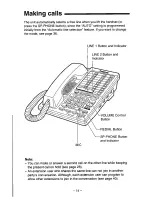 Preview for 14 page of Panasonic Easa-Phone KX-T3281W Operating Instructions Manual