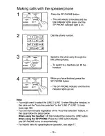 Preview for 16 page of Panasonic Easa-Phone KX-T3281W Operating Instructions Manual