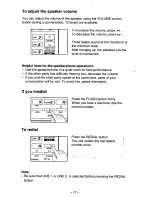 Preview for 17 page of Panasonic Easa-Phone KX-T3281W Operating Instructions Manual