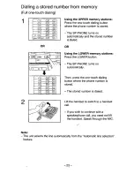 Preview for 23 page of Panasonic Easa-Phone KX-T3281W Operating Instructions Manual