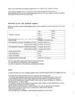 Preview for 2 page of Panasonic Easa-Phone VA-30910 Operating	 Instruction