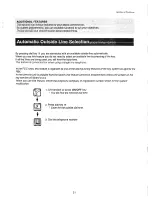 Preview for 22 page of Panasonic Easa-Phone VA-30910 Operating	 Instruction