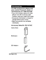 Preview for 60 page of Panasonic EB-H70 Series Operating Instructions Manual