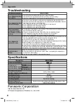 Preview for 20 page of Panasonic ECONAVI NR-DZ600 Operating Instructions Manual