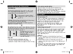 Preview for 107 page of Panasonic EH-HS0E Operating Instructions Manual