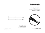 Preview for 64 page of Panasonic EH-HS41 Operating Instructions Manual