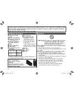 Preview for 40 page of Panasonic EH-HW32 Operating Instructions Manual