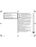 Preview for 147 page of Panasonic EH-HW32 Operating Instructions Manual