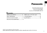 Preview for 3 page of Panasonic EH-KE16 Operating Instructions Manual