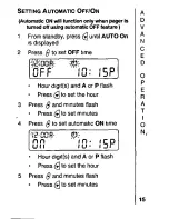 Preview for 19 page of Panasonic EP-2P Series Operating Instructions Manual