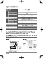 Preview for 24 page of Panasonic EP-MA05 Operating Instructions Manual