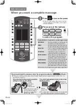 Preview for 25 page of Panasonic EP-MA73T Operating Instructions Manual