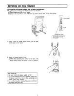 Preview for 7 page of Panasonic EP571 - MASSAGE LOUNGER Operating Instructions Manual