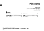 Preview for 54 page of Panasonic ER-CTB1 Operating Instructions Manual