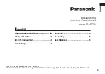 Preview for 59 page of Panasonic ER-CTW1 Operating Instructions Manual