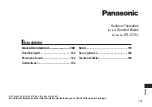 Preview for 101 page of Panasonic ER-CTW1 Operating Instructions Manual