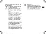 Preview for 37 page of Panasonic ER-GB37 Operating Instructions Manual