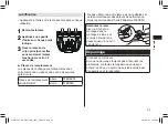 Preview for 53 page of Panasonic ER-GB37 Operating Instructions Manual