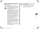 Preview for 97 page of Panasonic ER-GB37 Operating Instructions Manual