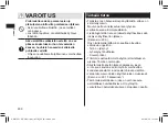 Preview for 200 page of Panasonic ER-GB37 Operating Instructions Manual