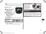 Preview for 281 page of Panasonic ER-GB37 Operating Instructions Manual