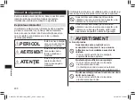 Preview for 290 page of Panasonic ER-GB37 Operating Instructions Manual