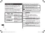 Preview for 310 page of Panasonic ER-GB37 Operating Instructions Manual