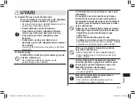 Preview for 311 page of Panasonic ER-GB37 Operating Instructions Manual