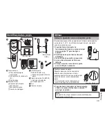 Preview for 40 page of Panasonic ER?GC20 Operating Instructions Manual