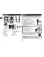 Preview for 55 page of Panasonic ER?GC20 Operating Instructions Manual