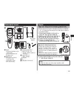 Preview for 60 page of Panasonic ER?GC20 Operating Instructions Manual