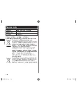 Preview for 136 page of Panasonic ER-GP22 Operating Instructions Manual