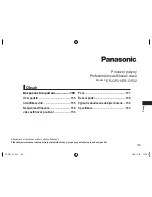 Preview for 149 page of Panasonic ER-GP22 Operating Instructions Manual