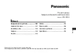 Preview for 127 page of Panasonic ER-GP23 Operating Instructions Manual