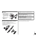 Preview for 49 page of Panasonic ER1511 Operating Instructions Manual