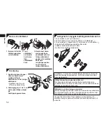 Preview for 54 page of Panasonic ER1511 Operating Instructions Manual