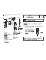 Preview for 57 page of Panasonic ER2201 Operating Instructions Manual