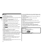 Preview for 62 page of Panasonic ER2201 Operating Instructions Manual